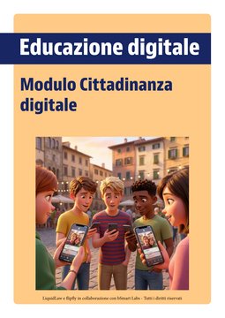 Educazione digitale - Modulo Cittadinanza digitale