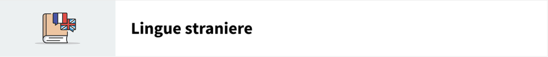 Lingue Straniere banner