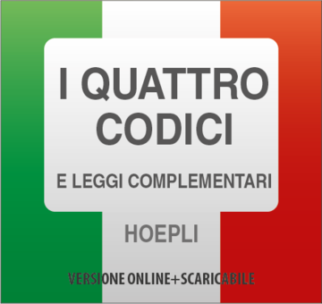 I Quattro Codici e leggi complementari (versione online+scaricabile)