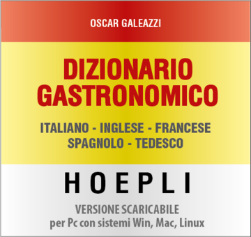 Dizionario gastronomico in 5 lingue (versione scaricabile)